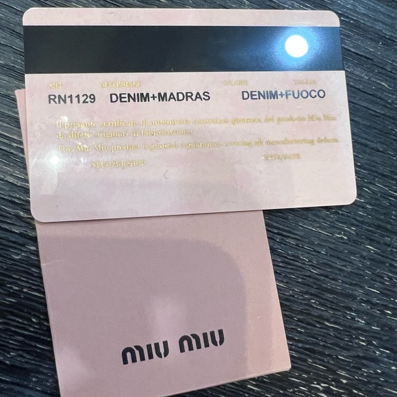 MIU MIU Denim And Leather Tote And Crossbody Bag - Picture 5 of 15